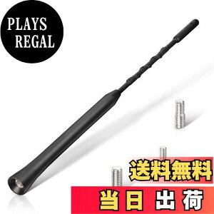 【送料無料】BINGFU カーアンテナ FM カーラジオアンテナ カールーフアンテナ 車 23cm交換マストカーアンテナ 強力なFM受信機能付き