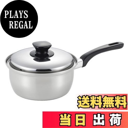 【送料無料】ベストコ IH 片手鍋 ソースパン ステンレス 3層鋼 18cm SJ-3145 ミラスティ