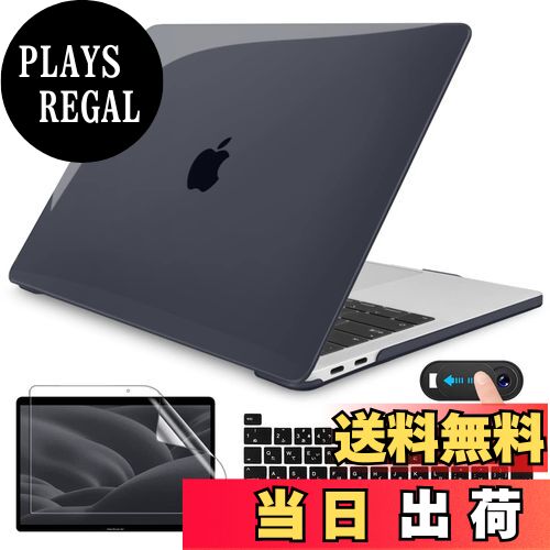 【送料無料】CISSOOK MacBook Pro 13 インチ ケース ブラック 2022 2021 2020 改良新型 カバー 透明 MacBook Pro 13 インチ ケース M2 A2338 m1 A2251 A2289 対応 おしゃれ シェルカバー 薄型 耐衝撃 軽量 日本語 JIS配列 キーボードカバー 画面フィルム webcam cover 付き