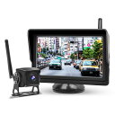 アップグレード版 PARKVISION デジタルワイヤレスバックカメラと5インチIPS液晶モニターセット 無線バックカメラセット ミニバン トラック対応 EMIノイズ対策済 正鏡像切替 ガイドライン表示非表示 上下反転 2種類の取付方に対応 10m車体に取付可能 常時接続可能 フロン