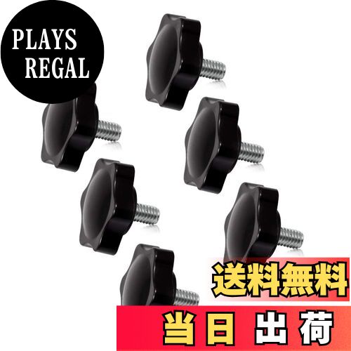 【送料無料】SPEEDWOX ノブ ねじ M6×10 6本入り 八幡ねじ 6角ボルト ハンドルネジ グリップノブナット