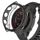 【送料無料】Miimall Garmin(ガーミン) ForeAthlete 745専用ケース ForeAthlete 745 カバー ソフト TPU材質 ぴったり対応 擦り傷防止 軽量 防衝撃 ガーミンForerunner 745 保護ケース Garmin 745 バンパー(ブラック)