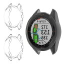 【送料無料】Miimall【2枚入り】対応Garmin(ガーミン) Approach S62専用ケース ガーミン Approach S62 カバー ソフト TPU材質 ぴったり対応 擦り傷防止 軽量 防衝撃 Garmin Approach S62 保護ケース バンパー(クリアX2枚)