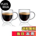 【送料無料】COLOCUP Carrock ダブルウォール グラス 二重構造 耐熱 カップ 保温 保冷 タンブラー 取っ手付 2個セット(250ML)