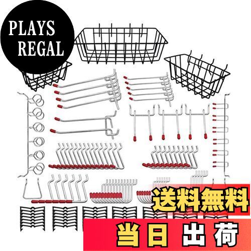 【送料無料】ZOYUBS豪華版 120個セット パンチングボードフック ボードフック 有孔ボード 有孔ボードフ..