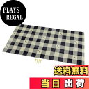 【送料無料】キャプテンスタッグ(CAPTAIN STAG) レジャーシート マット クッションレジャーシート 90×180cm 厚さ1mm 約1畳 収納バッグ付き ピン4本付き ギンガムチェック UB-3061