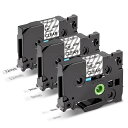 【送料無料】Airmall 互換 ブラザー ピータッチ テープ 6mm 9mm 12mm 透明黒文字 P-Touch ぴーたっち テープと互換性のある Brot...