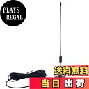 【送料無料】Chaslean ユニバーサルカー AM/FMラジオアンテナ 空中 ステレオ信号 トランク フェンダーマウント ブラック