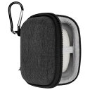 【送料無料】Geekria シールド イヤフォン ケースソニー LinkBuds Open, LinkBuds Fit, WF-C510, WF-1000XM5, WF-1000XM4トゥルー ワイヤレス イヤフォン、交換用ハードシェル トラベル キャリング バッグ、カラビナ クリップ付き (グレー)
