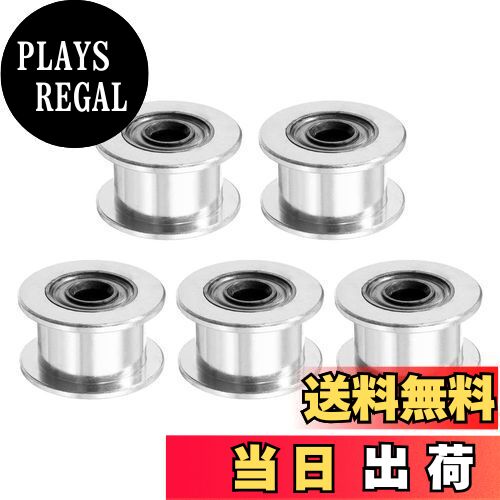 【送料無料】Saipor 5個 プーリー 2GTタイミングベルトプーリー 3Dプリンター交換用 アイドラプーリー ..