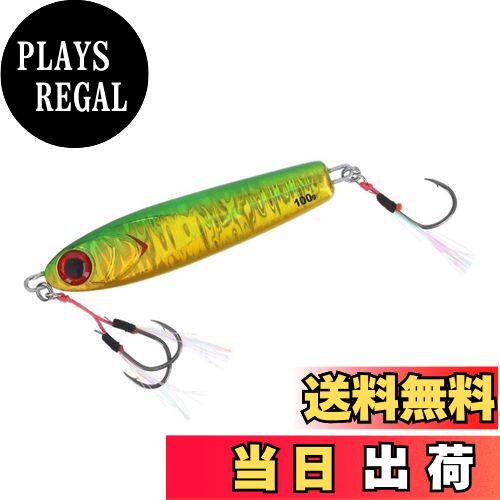 【送料無料】ダイワ(DAIWA) リールケース 紅牙 ベイメタル真鯛 100g MGグリーンゴールド