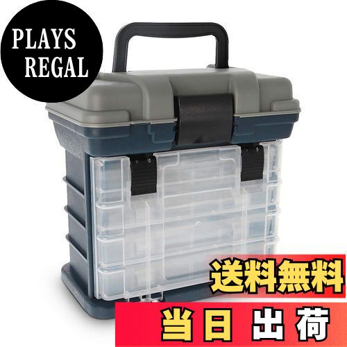 【送料無料】Croch 大容量 タックルボックス 収納ボックス ルアーケース 4段式 仕掛けやリール等の収納..