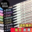 【送料無料】AKARUED メタリック マーカーペン 10色セット 水性 カラーペン サインペン DIY サプライズボックス アルバム 手作り カード 年賀状 ...