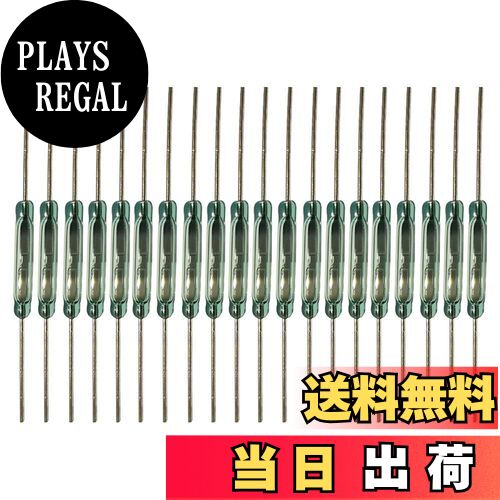 【送料無料】Kiligen 20個リードスイッチリード接点ノーマルオープン（N/O）磁気誘導スイッチ（2mm×14m..