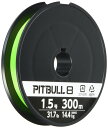 【送料無料】シマノ(SHIMANO) ライン ピットブル8 300m 1.5号 ライムグリーン PL-M78S 釣り糸
