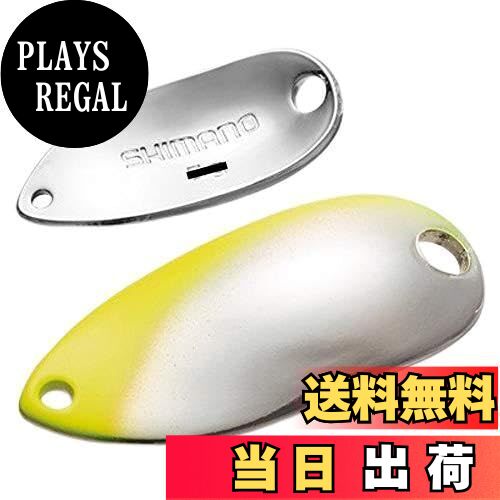 【送料無料】シマノ(SHIMANO) スプーン カーディフ ロールスイマー プレミアムメッキ 0.9g TR-M09R 77T チャートシルバー