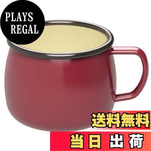 【送料無料】キャプテンスタッグ(CAPTAIN STAG) BBQ用 コップ ホーローマグカップ レッド 400ml UH-502..