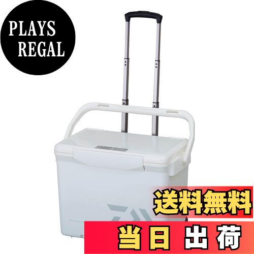 【送料無料】ダイワ(DAIWA) クーラーボックス シークールキャリー2 SU2500 ホワイト/シルバー 釣り 25リットル