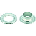 【送料無料】TRUSCO(トラスコ) 両面ハトメ アルミ 15mm 10組入 P-THP-A15