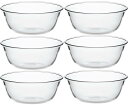 【送料無料】iwaki(イワキ) 耐熱ガラス スイーツカップ フルーツ 300ml ×6個セット KBT945