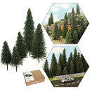 松の木モデル 樹木 モデルツリー ツリー模型 38本 HO OOゲージ用 5.2-12.6cm風景 箱庭 鉄道模型 建物模型 情景コレクション ジオラマ 教育 DIY