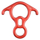 TRIWONDER エイト環 スリング 登山 ロッククライミング 懸垂下降減速器 空中作業 (レッド)