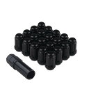 スチール製 ホイールロックナット 20個セット M12 x P1.5 高さ33mm 外6角 花形 ラグナット 4穴/5穴 袋ナット カラーナット レーシングナッ...