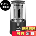 【送料無料】Tenwin電動シャープナー 子供用の鉛筆削り 強いスパイラルカッター 6-12mmの色鉛筆用の電動鉛筆削り ムダ削り防止機能 子供 学校 事務用(黒) ブラック