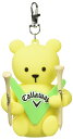 キャロウェイ(Callaway) ボール&ティーケース BEAR-S BALL & TEE CASE イエロー レディース W75mm × H110mm × D...