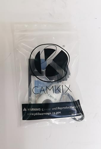【送料無料】CamKix ワイヤレスBluetoothカメラシャッターリモートコントロール スマートフォン用 - 素晴らしい写真と自撮り作りに ホワイト D0614-SR4-WHI