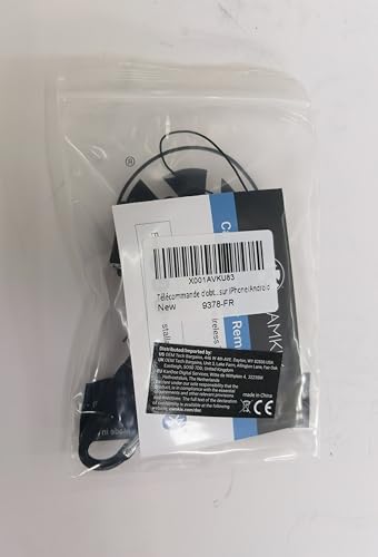 【送料無料】CamKix ワイヤレスBluetoothカメラシャッターリモートコントロール スマートフォン用 - 素晴らしい写真と自撮り作りに ホワイト D0614-SR4-WHI