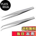 【送料無料】アネックス(ANEX) ピンセット ステンレス製 AAタイプ 150mm 2本組(直/先曲) ATW-S4