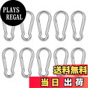 【送料無料】XSAJU カラビナ 304ステンレス Dリング 小型 自動ロック アウトドア用品 登山 キャンプ用品 (4cm 10個セット)