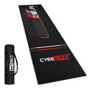 CyeeLifeダーツパッド,床やダーツの先を保護する297 X 66 cmプロ用滑り止めカーペットマット
