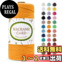 【送料無料】LEREATI マクラメロープ 2mm x 200m マクラメ糸 綿ロープ yarn コットン綿糸 ひもめん 紐 DIY 手編みロープ, 壁掛け, 鉢植え装飾, 編み物, 工芸品 (ゴールデン)