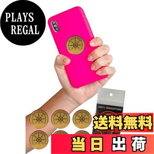 【送料無料】Tierneys 電磁波防止ステッカー 電磁波防止シール スマートフォン パソコン IT家電 電子レンジ 電磁波遮断 電磁波過敏 5G 対策 (Gold, 6)