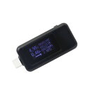 SinLoon usb電流電圧テスター チェッカー type cメス-オス パワーメーター 急速充電QC3.0/QC2.0 画面回転 ルートアール 双方向入力 有機LED画面付き