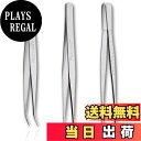 【送料無料】アネックス(ANEX) ピンセット ステンレス製 ケース付 3本組 No.1093
