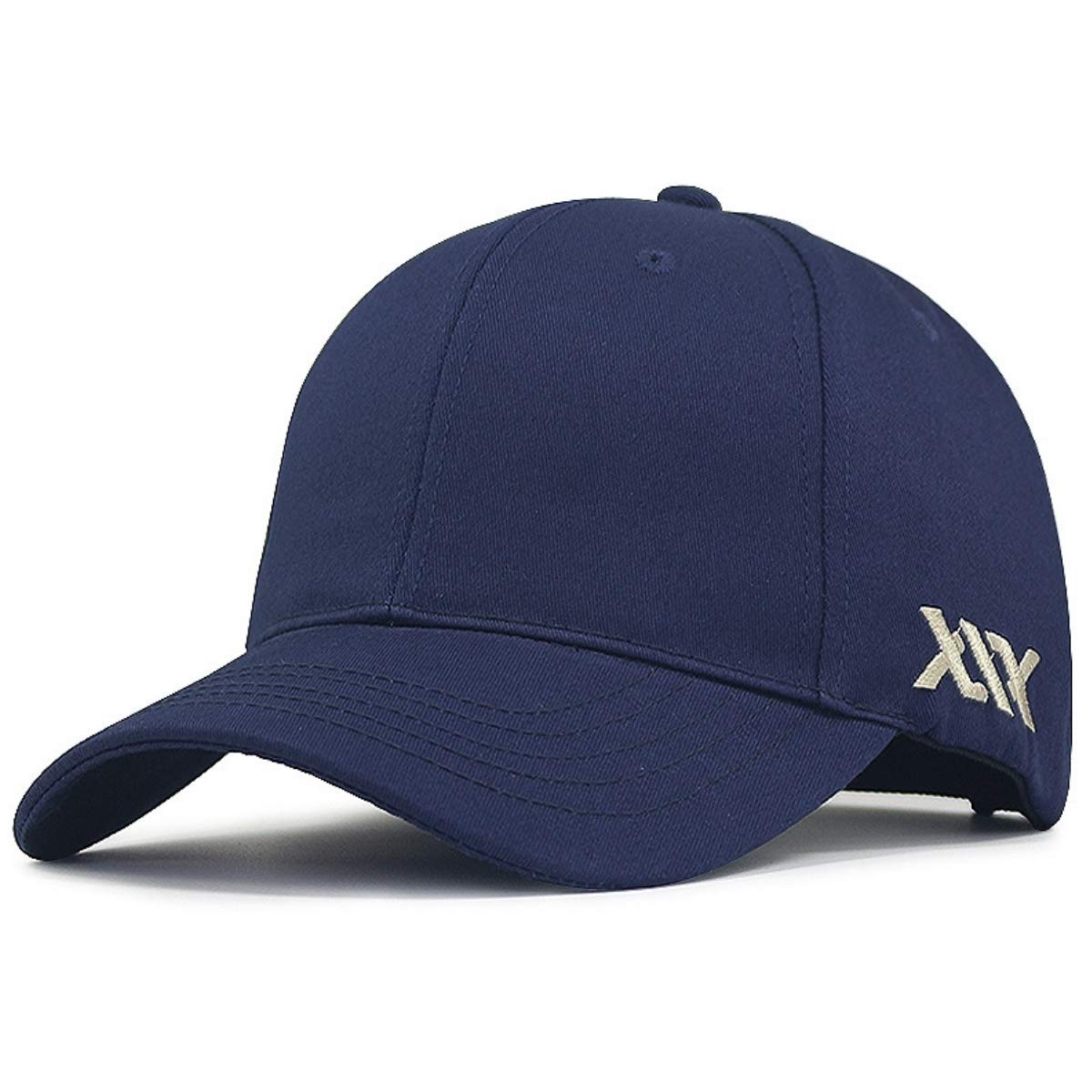 【送料無料】[Lopis] キャップ 大きいサイズ ビッグサイズ メンズ 深め 61〜69cm 人気 おしゃれ かっこいい つば長 日よけ 大きめ XL 帽子 色：XX ネイビー×ホワイト、サイズ：XL