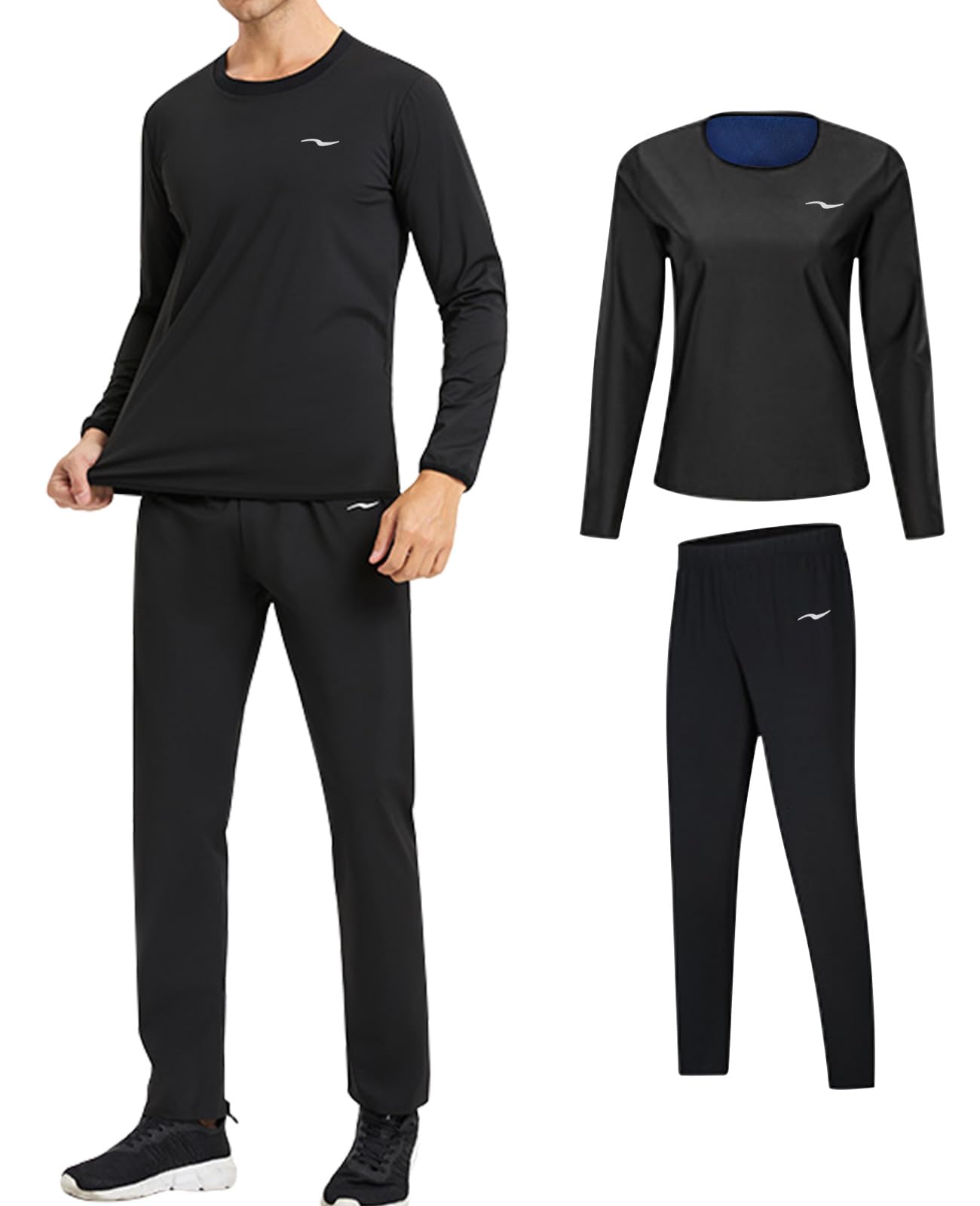 【送料無料】[シュアナウ] サウナスーツ メンズ ダイエット 上下セット スポーツウェア ランニングウエ..