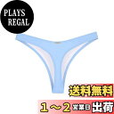 【送料無料】 【限定ブランド】 レディース ハイカット Tバック ビキニショーツ 色:シーブルー、サイズ:XL