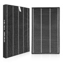 【送料無料】J&Q HEPA集じんフィルター FZ-A50HF (1枚) と洗える脱臭フィルター 280 337 0168 (1枚) 空気清浄機用交換フィルター...