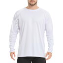 【送料無料】 ラッシュガード メンズ 長袖 ドライtシャツ ロングスリーブ 水着 体型カバー 日焼け予防 水陸両用 冷感 吸汗速乾 色:3020ホワイト、サイズ:2XL