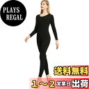 【送料無料】 あったかインナー レディース 上下セット防寒肌着 保温インナー 長袖シャツ ステテコ ロングパンツ 防寒インナー 防寒着 吸湿発熱 保温 6065F 色:ブラック、サイズ:L