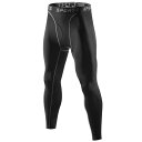 【送料無料】 スポーツタイツ メンズ 裏起毛 前開き アンダーウェア コンプレッション タイツ 冬用インナー レギンス スパッツ 保温防寒 3356 色:3356ブラック(前開き*裏起毛)、サイズ:S