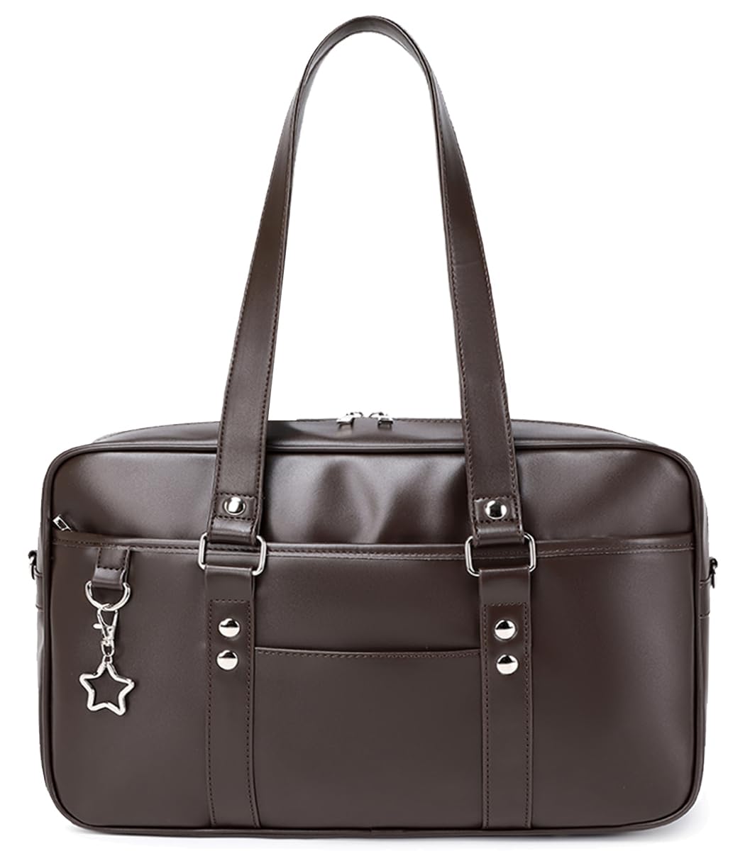 【送料無料】[ARIALK] スクールバッグ 合皮 高校生 女子 通学 ボスドンバッグ スクバ 学生 JK 制服 ス..