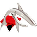 【送料無料】Phoenix シャークカポ Shark Capo ワンタッチ ギター カポ タスト お手入れ用 ファイバークロス 0.71mm ティアドロップ タ...