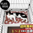 【送料無料】POOKIE ペット マット ケージ用 猫 ベッド 落ちない 四隅紐付き ボア あったか 柔らかい リバーシブル 洗える モフモフ ふわふわ キャットタワー ソファ 色:レッドスター、サイズ:50cm x 30cm x 2.3cm