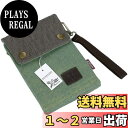 【送料無料】Phoenix スマホ・財布・鍵 ミニショルダーバッグ【6インチ】帆布×デニム素材/男女兼用/ストラップ付き<長期45日間>ポーチ バック 色:グリーン