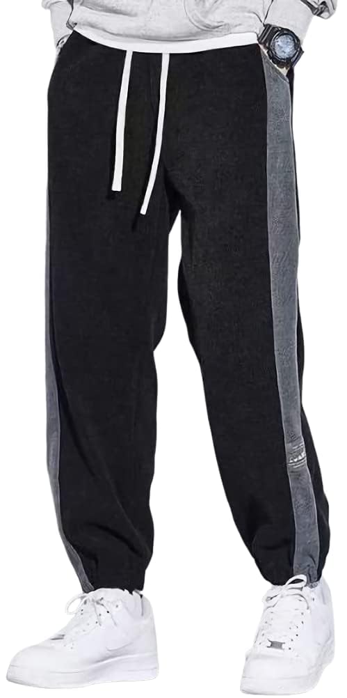 【送料無料】[emptio] [エンプティオ] サイドライン ロングパンツ ランニング ジャージーパンツ ジョガーパンツ メンズ ジョギング 色：ラインブラック、サイズ：2XL